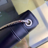Classic Vegan Leather Handbag - Sleek Minimalist Lines | Women's Statement Accessory #1713 - texture close-up (image 9) of designer-inspired handbag