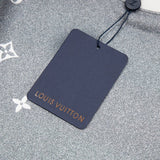 Flat lay presentation of Louis Vuitton luxury clothing with runway-inspired design