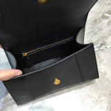 Sleek Vegan Leather Handbag - Signature Hardware Accents | Women's Fashion Handbag #860 - styled full view (image 7) of designer-inspired handbag