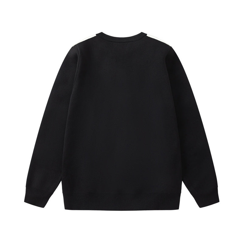 Side profile of Louis Vuitton luxury clothing with label-forward styling
