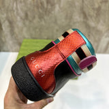 Gucci sneakers detailed view showing premium designer craftsmanship