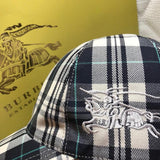 Side view of Burberry unisex cap