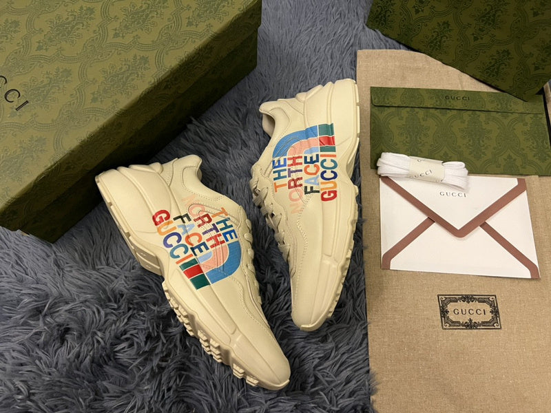 Gucci muted earth tones luxury sneakers view 8 low-top design