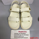 Dior Nude Chunky Platform Sneakers - Angled View