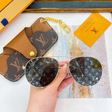 Front view of Louis Vuitton unisex sunglasses