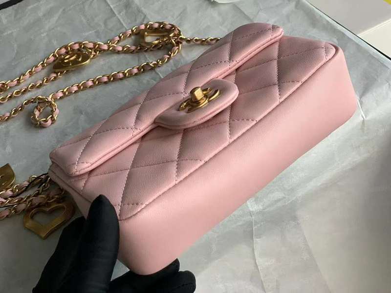 Zivas Charm Polished Finish Everyday Handbag (Everyday Luxury Essential) – Back View