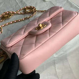 Zivas Charm Polished Finish Everyday Handbag (Everyday Luxury Essential) – Back View