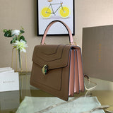 Sleek Vegan Leather Handbag - Understated Luxury Look | Women's Designer-Inspired Purse #1699 - texture close-up (image 9) of designer-inspired handbag