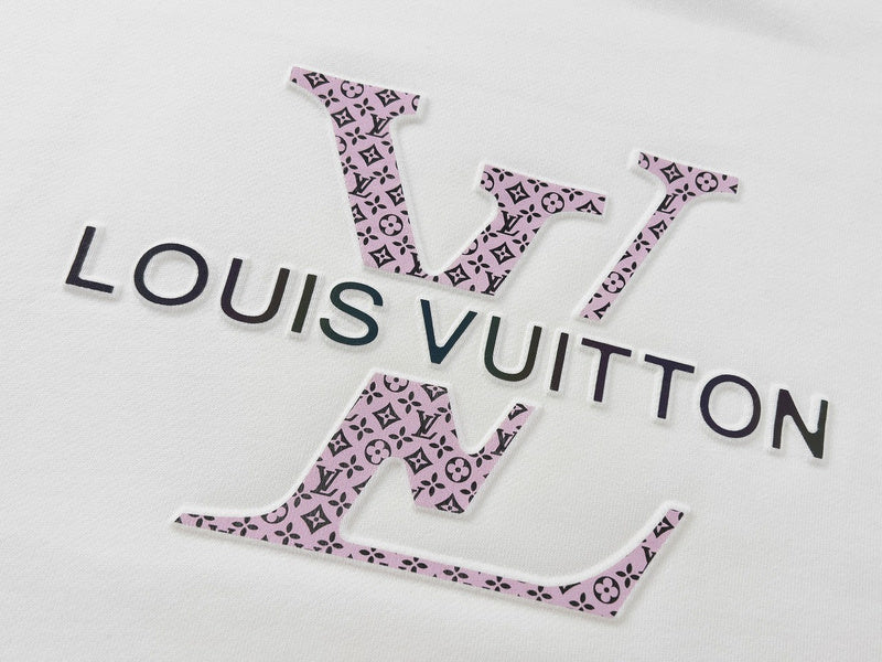 Full styled look of Louis Vuitton luxury clothing with tailored silhouette