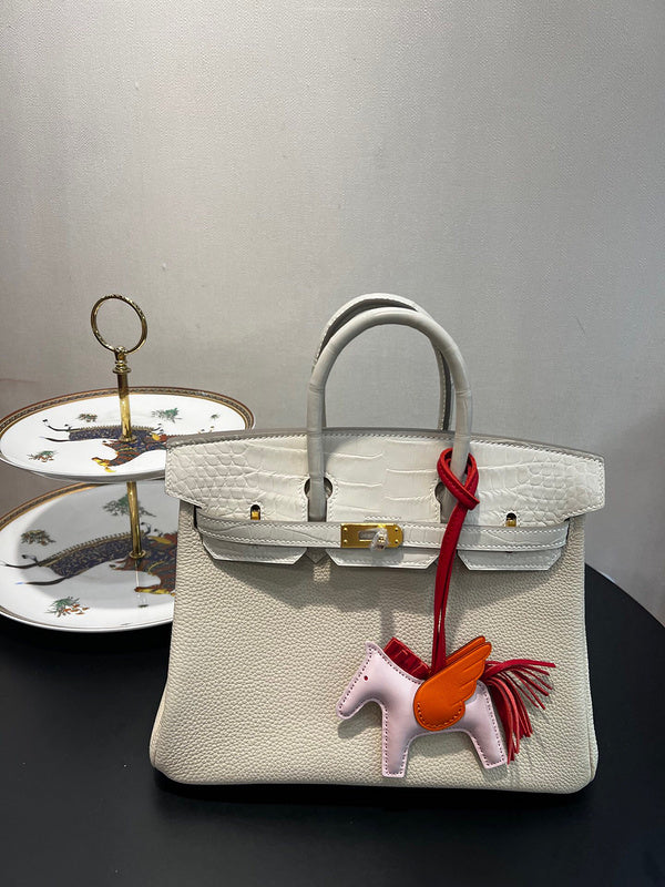 Close-up detail of effortless bag design