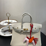 Close-up detail of effortless bag design
