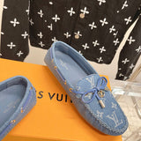 Louis Vuitton Camel Low-Top Sneakers - Detail Shot of Craftsmanship