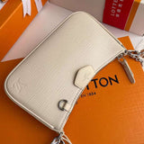 Back view of signature modern women's handbag – women's statement bag