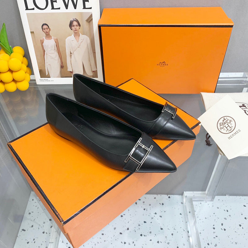 Hermes shoes Style 313 - back heel detail