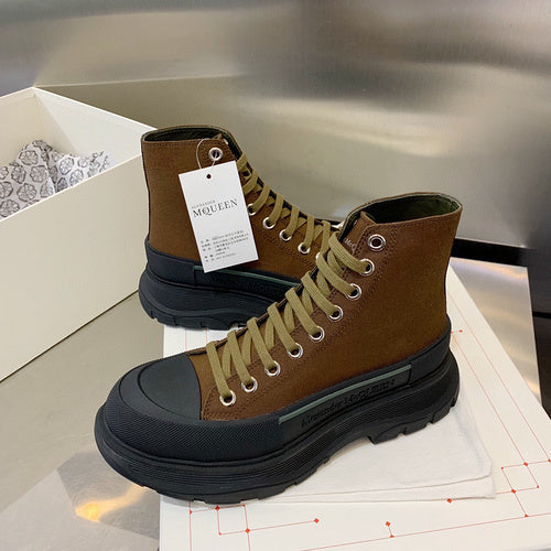Alexander McQueen Grey Chelsea Boots - Sole Detail View