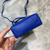 Classic Vegan Leather Handbag - Statement Silhouette | Women's Fashion Handbag #993 - hardware and detail close-up (image 5) of designer-inspired handbag
