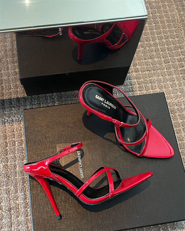 Side profile view of Saint Laurent luxury piece style No.080
