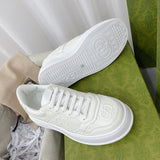 Gucci two-tone luxury sneakers view 6 minimalist modern build