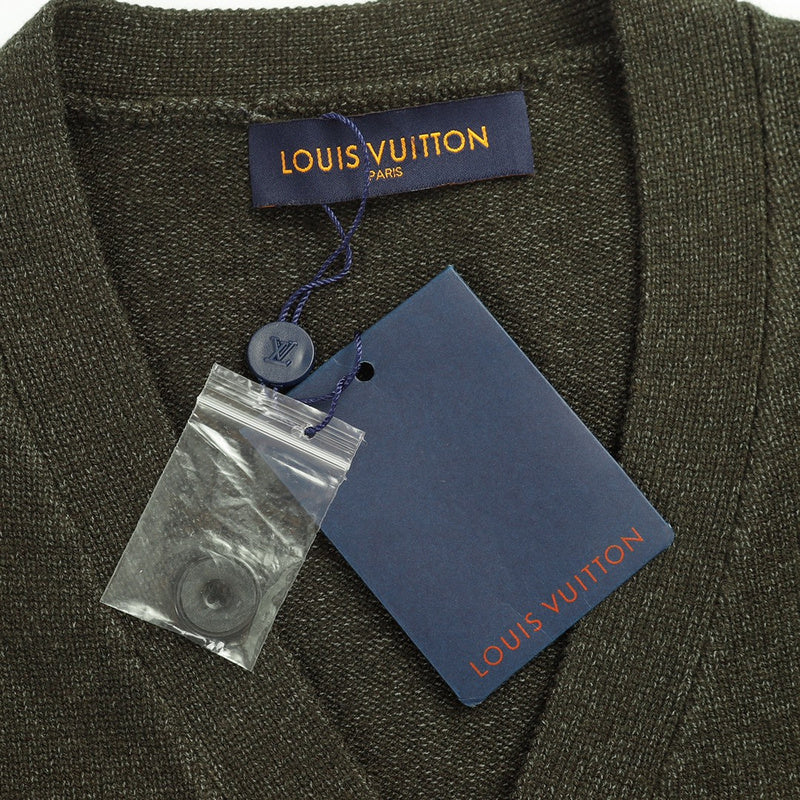 Side profile of Louis Vuitton luxury clothing with relaxed-fit cut