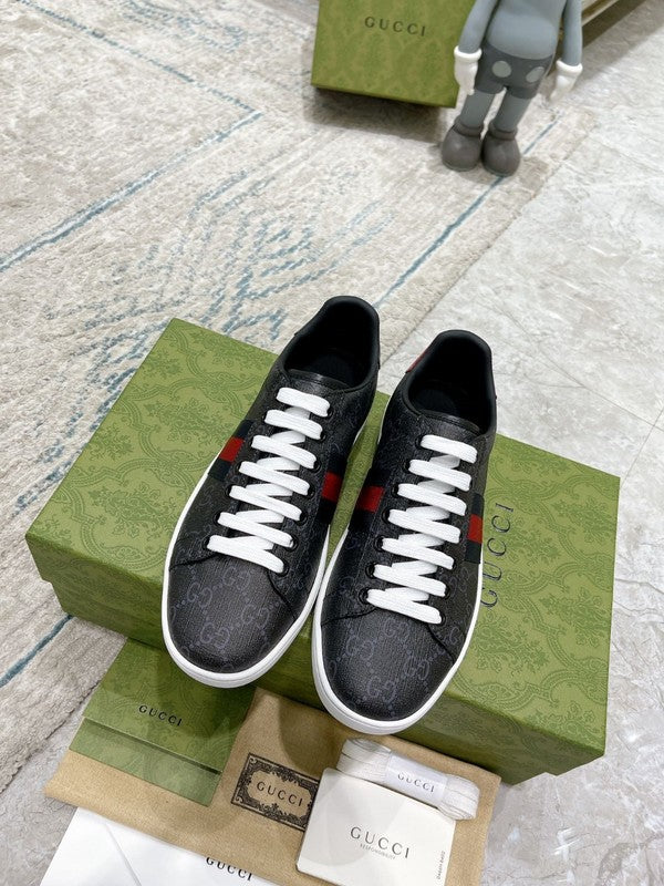 Gucci clean off-white luxury sneakers view 9 premium leather build