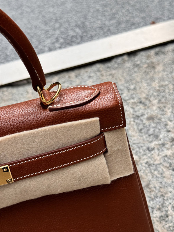 Interior view of structured premium bag