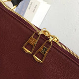 Back view of statement modern women's handbag – women's luxury handbag