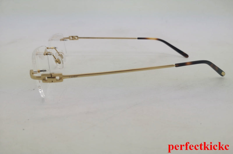 Close-up detail view of Cartier unisex sunglasses