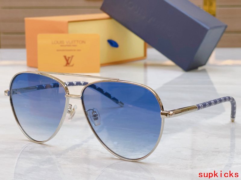 Angled view of Louis Vuitton unisex sunglasses