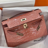 Interior view of polished premium bag