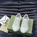 Gucci crisp white luxury sneakers view 10 cushioned comfort fit