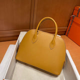 Close-up detail of statement bag design