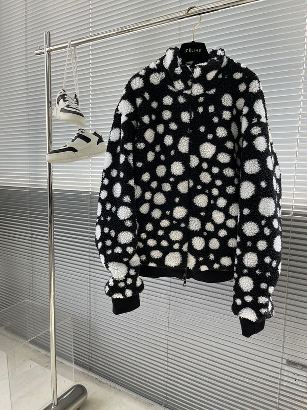 Front view of Louis Vuitton luxury clothing with everyday silhouette