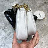 Elegant Premium PU Leather Handbag - Premium Craftsmanship Detailing | Women's Premium Handbag #980 - styled full view (image 7) of designer-inspired handbag