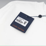 Flat lay presentation of Louis Vuitton luxury clothing with everyday silhouette