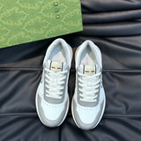 Gucci classic monochrome luxury sneakers view 5 heritage-inspired look