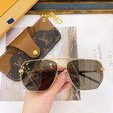 Front view of Louis Vuitton unisex sunglasses