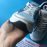 Dior Beige Chunky Platform Sneakers - Toe Detail View
