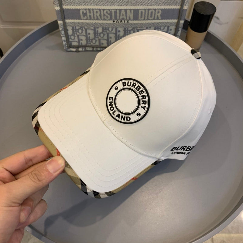 Full view of Burberry unisex cap