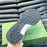 Gucci classic monochrome luxury sneakers view 8 heritage-inspired look