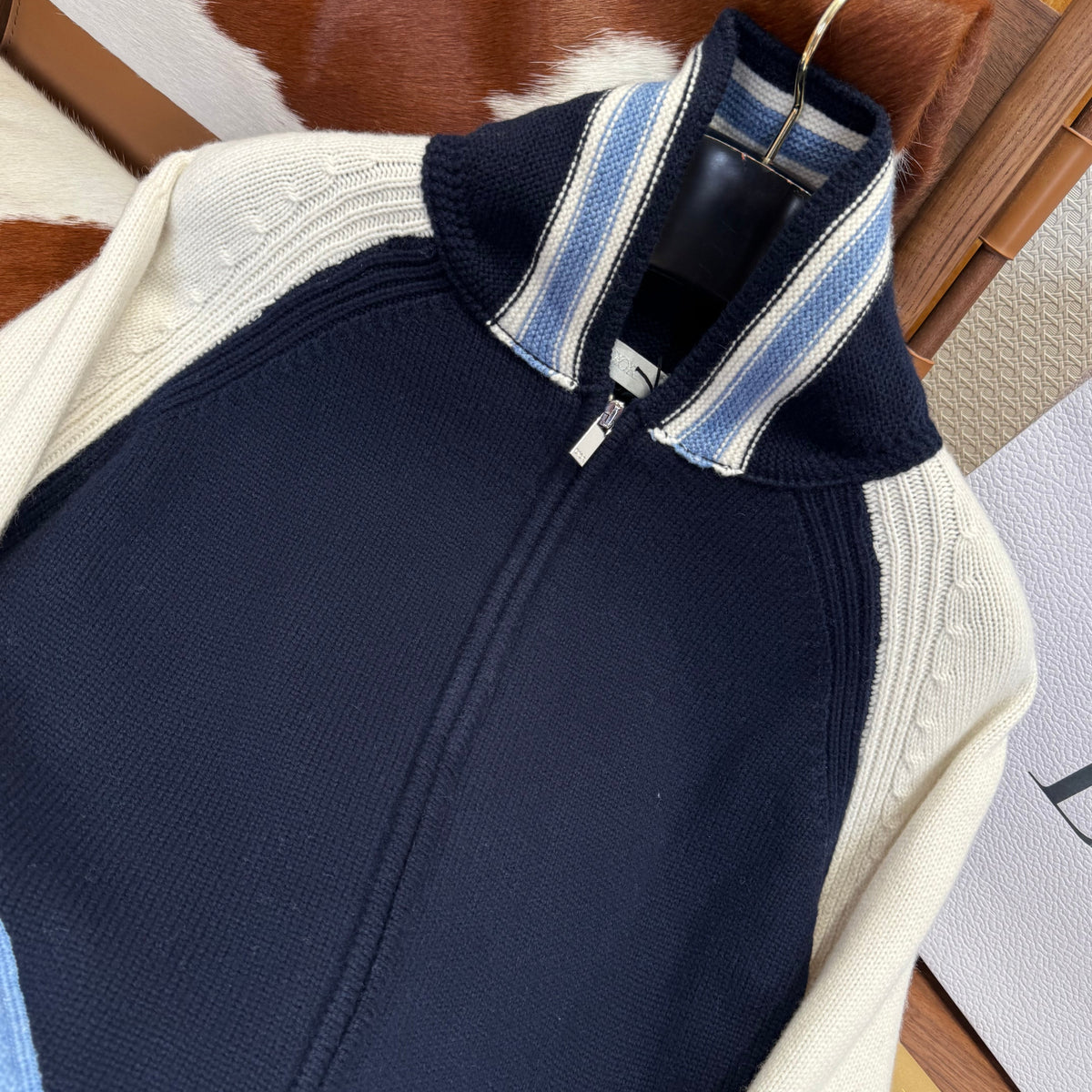 Dior Sweaters? Dior Zip Cardigan Premium Casual Designer Knitwear