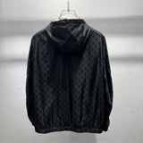 Front view of Louis Vuitton luxury clothing with runway-inspired design