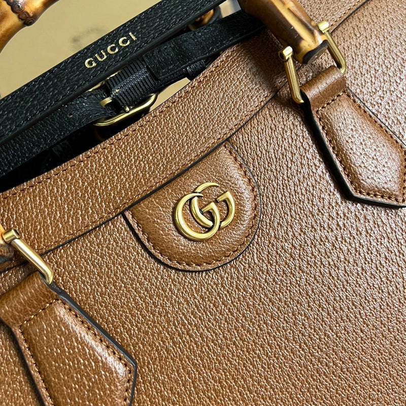 Back view of statement structured women's handbag – women's everyday handbag