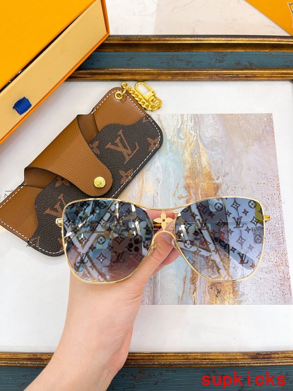 Angled view of Louis Vuitton unisex sunglasses