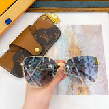 Angled view of Louis Vuitton unisex sunglasses