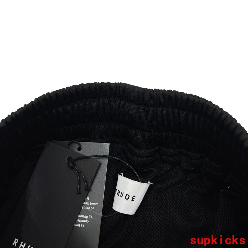 Front view of Rhude luxury clothing with streetwear-inspired cut