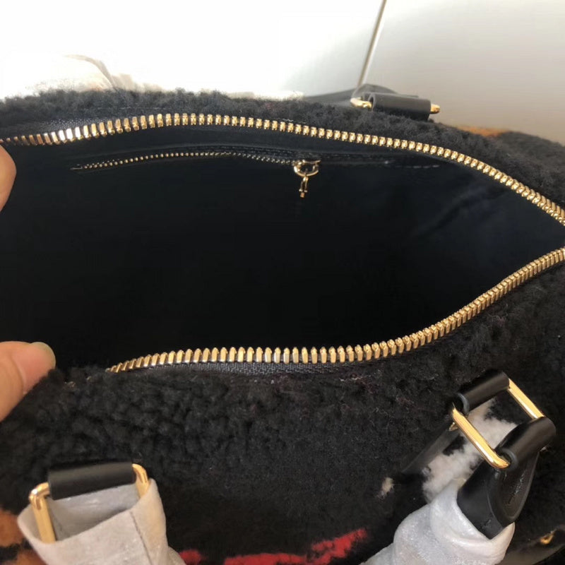 Back view of classic polished women's handbag – women's premium purse