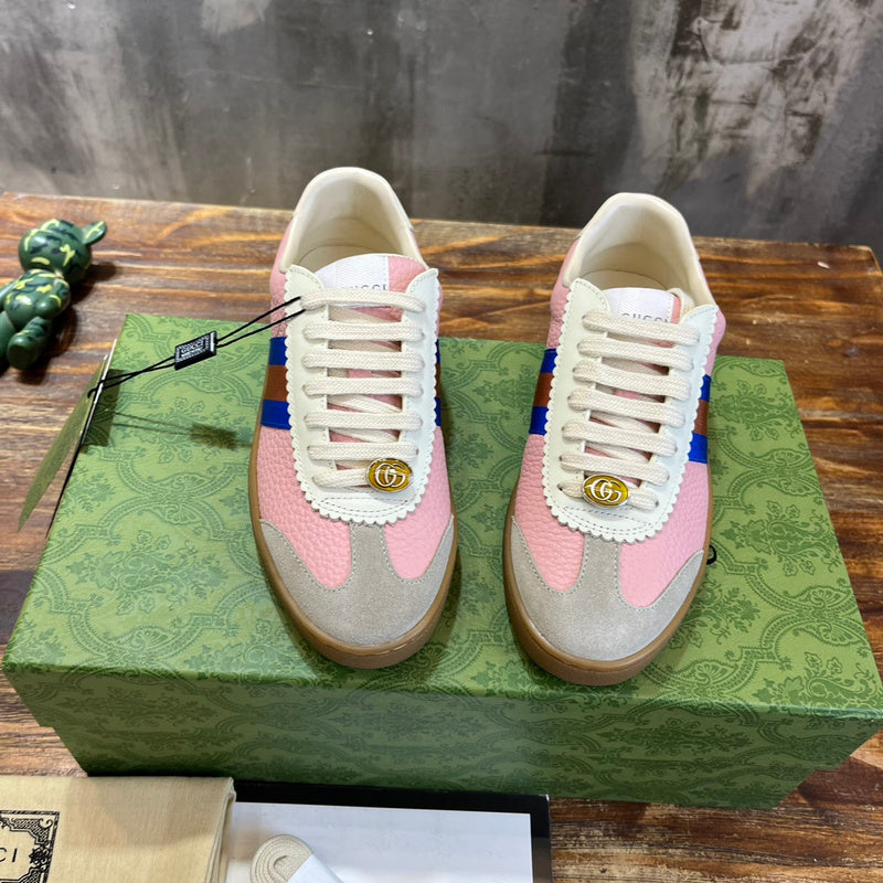 Gucci sneakers detailed view showing premium designer craftsmanship