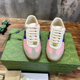 Gucci sneakers detailed view showing premium designer craftsmanship