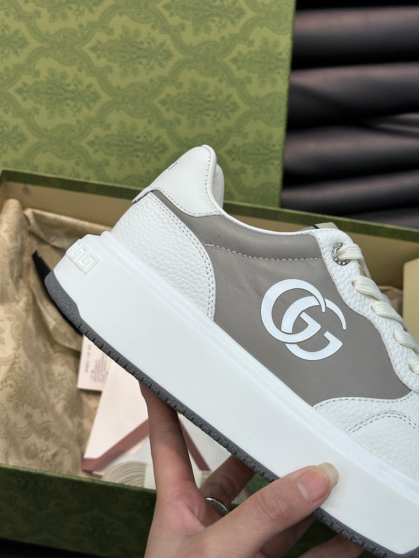 Gucci bold contrast luxury sneakers view 8 sleek tonal finish