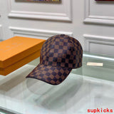Close-up detail view of Louis Vuitton unisex cap